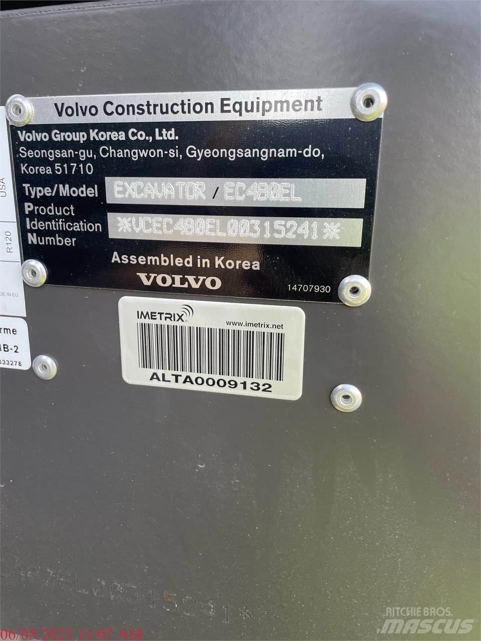 Volvo EC480EL Pásové rýpadlá