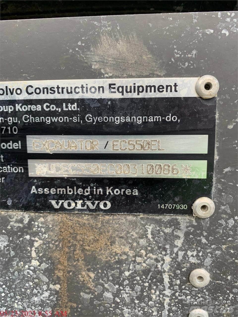 Volvo EC550EL Pásové rýpadlá