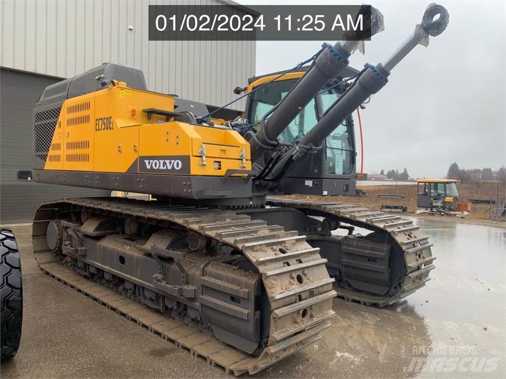 Volvo EC750EL Pásové rýpadlá