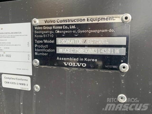 Volvo EC750EL Pásové rýpadlá