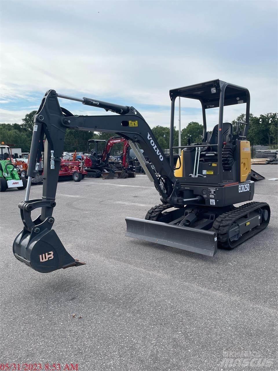 Volvo ECR25D Mini rýpadlá < 7t