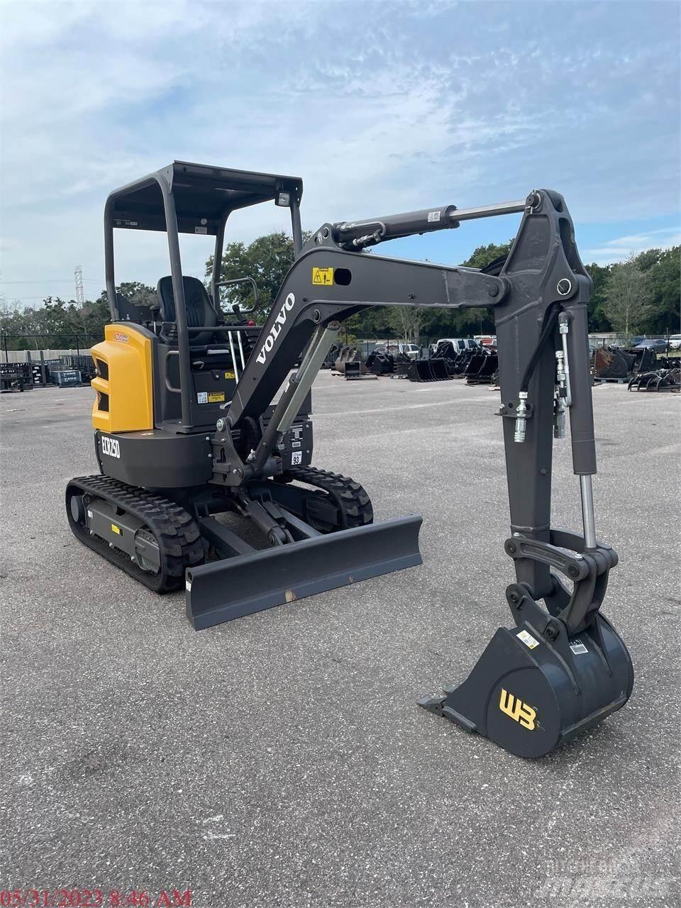 Volvo ECR25D Mini rýpadlá < 7t