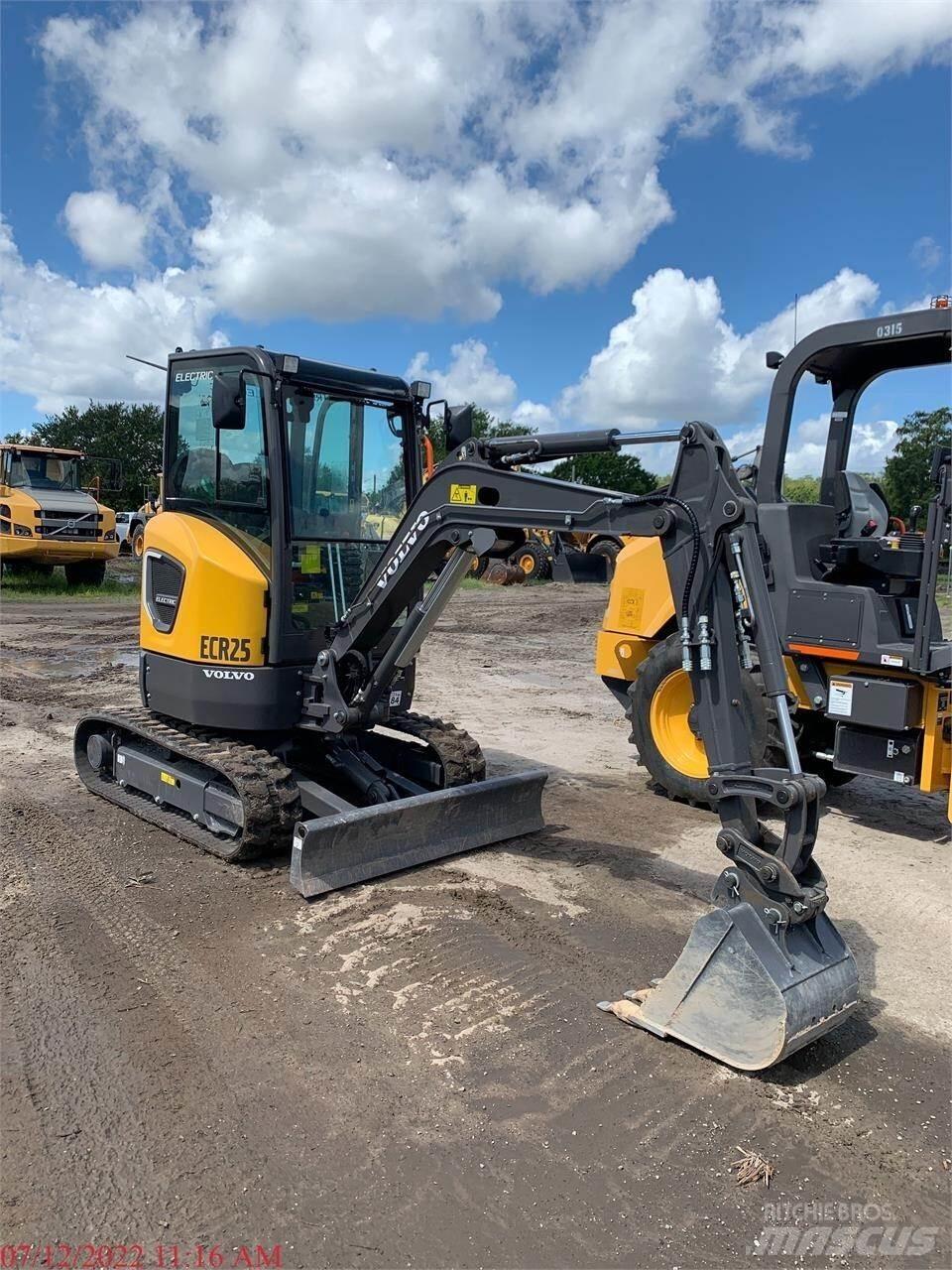 Volvo ECR25D Mini rýpadlá < 7t