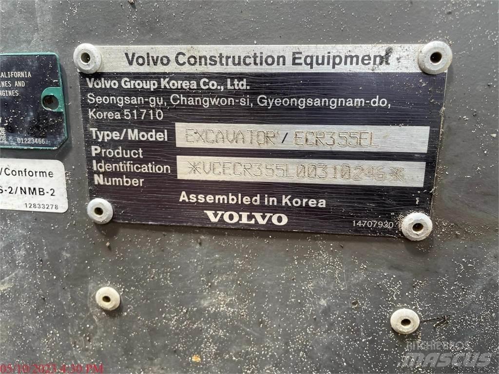 Volvo ECR355EL Pásové rýpadlá