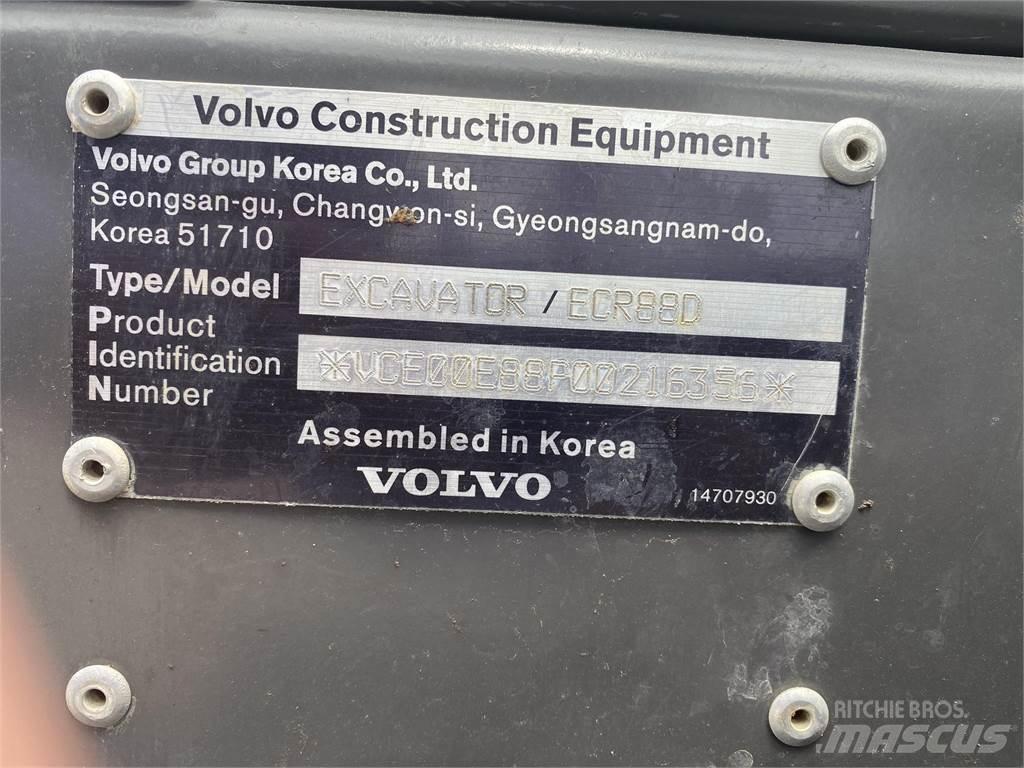 Volvo ECR88D Pásové rýpadlá