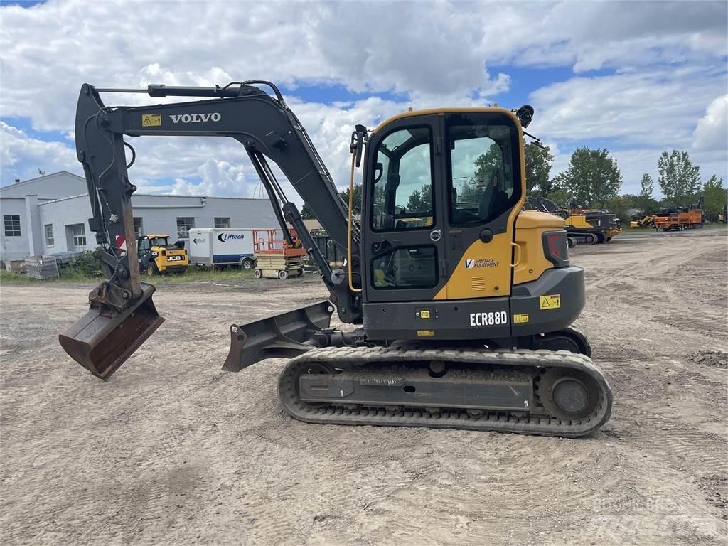 Volvo ECR88D Pásové rýpadlá