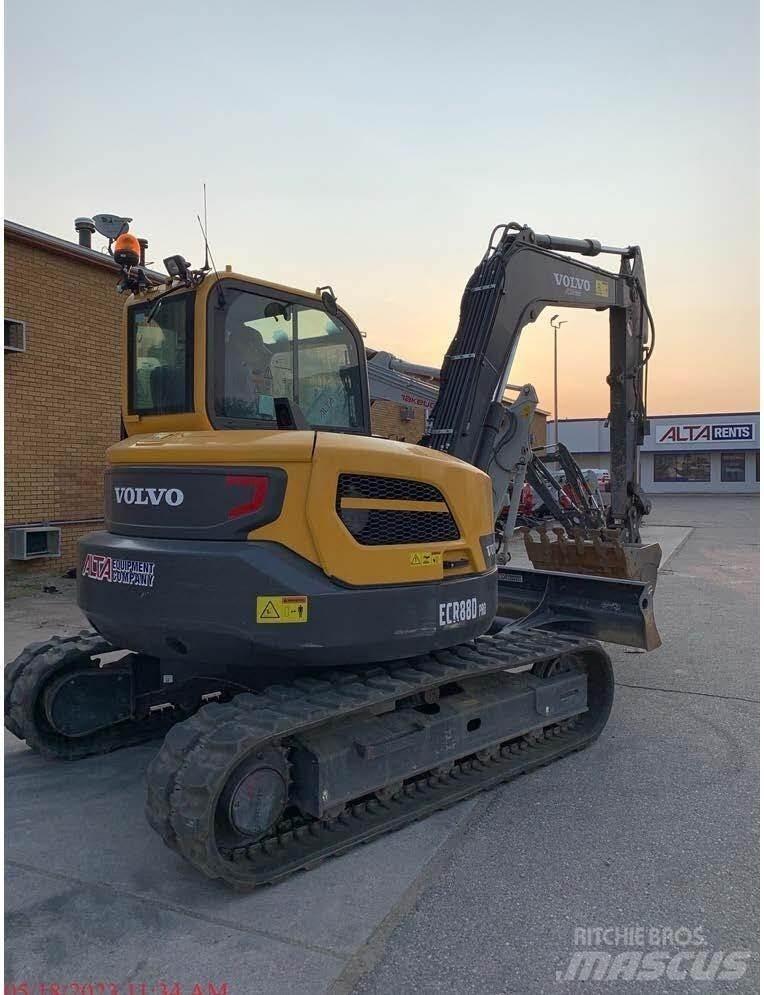 Volvo ECR88D Pásové rýpadlá