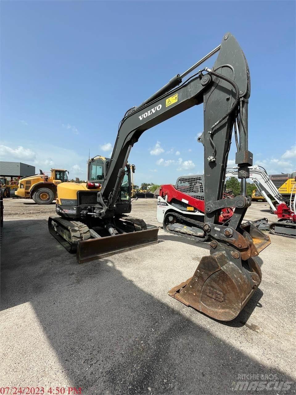 Volvo ECR88D Pásové rýpadlá