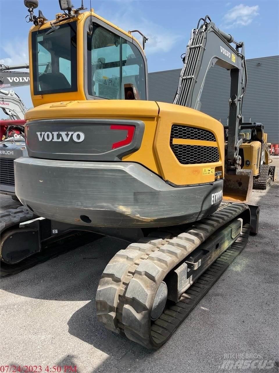 Volvo ECR88D Pásové rýpadlá