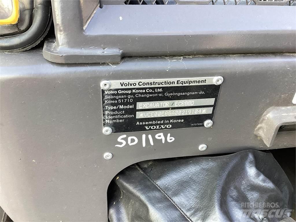 Volvo ECR88D Pásové rýpadlá