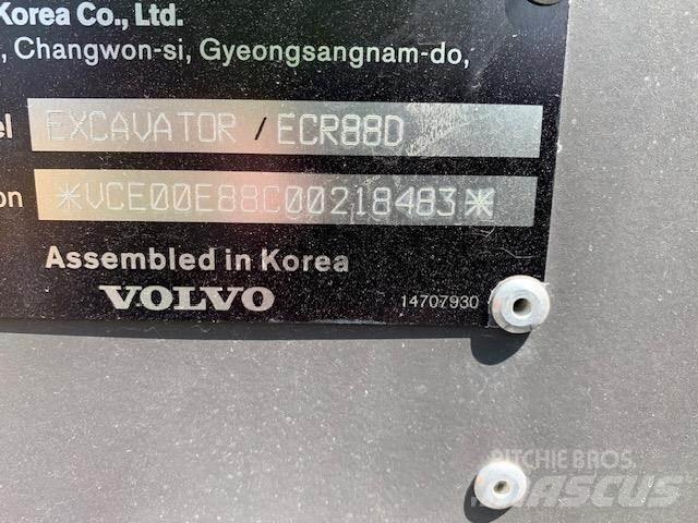 Volvo ECR88D Pásové rýpadlá