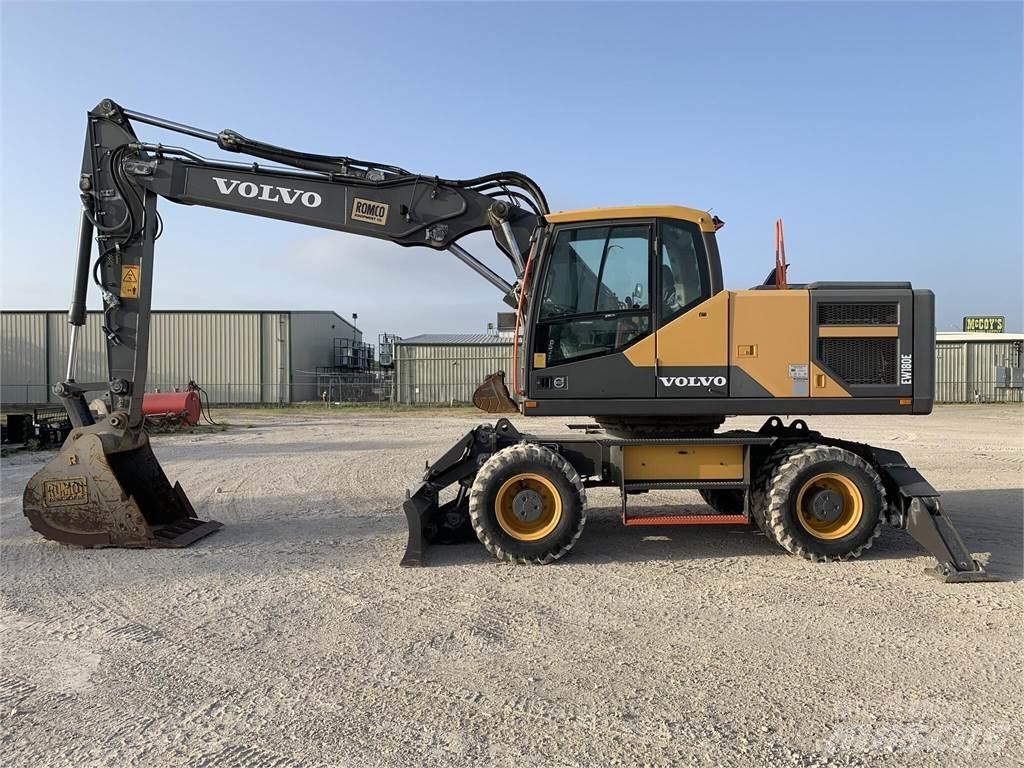 Volvo EW180E Kolesové rýpadlá