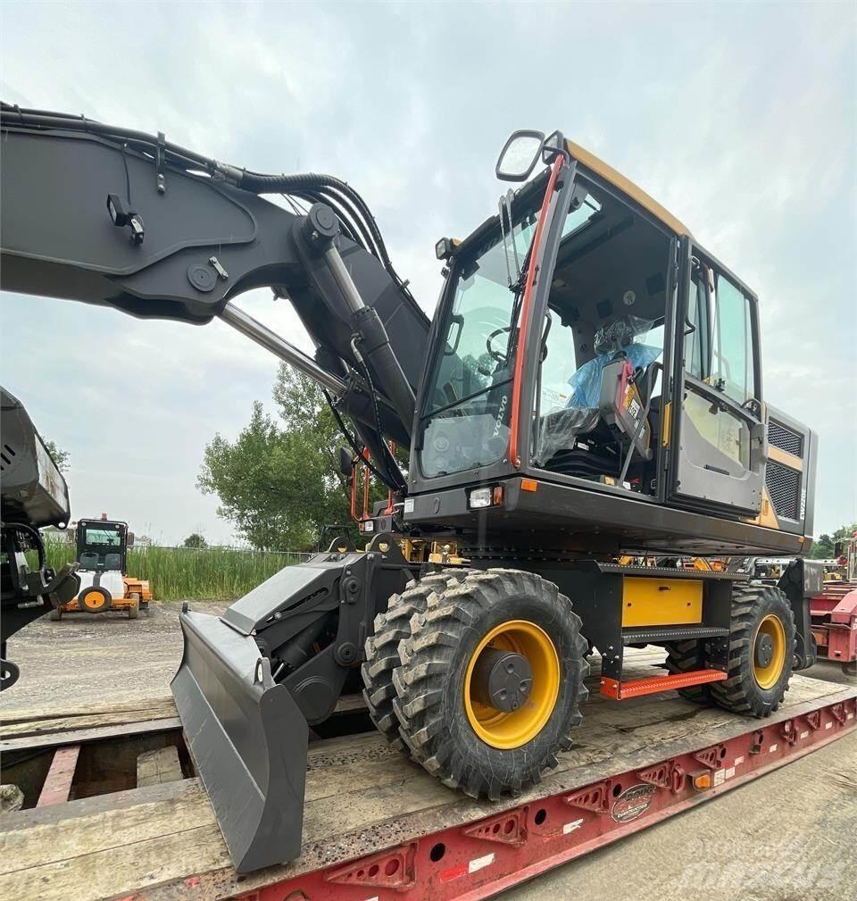 Volvo EW220E Kolesové rýpadlá