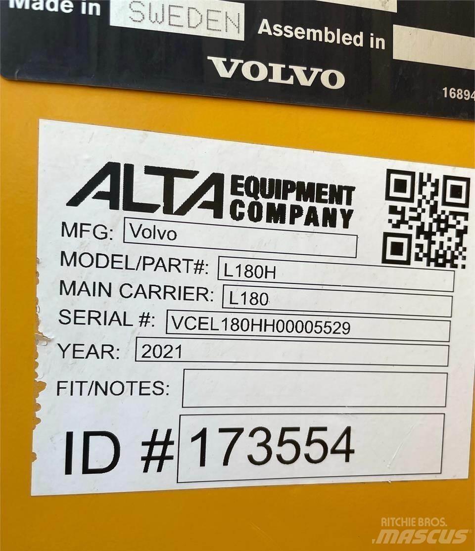 Volvo L180H Kolesové nakladače