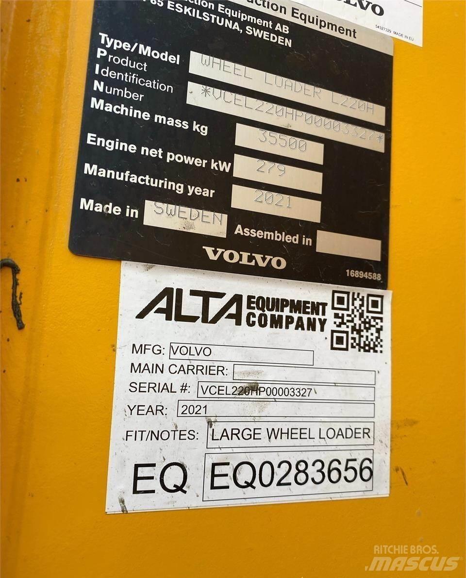 Volvo L220H Kolesové nakladače
