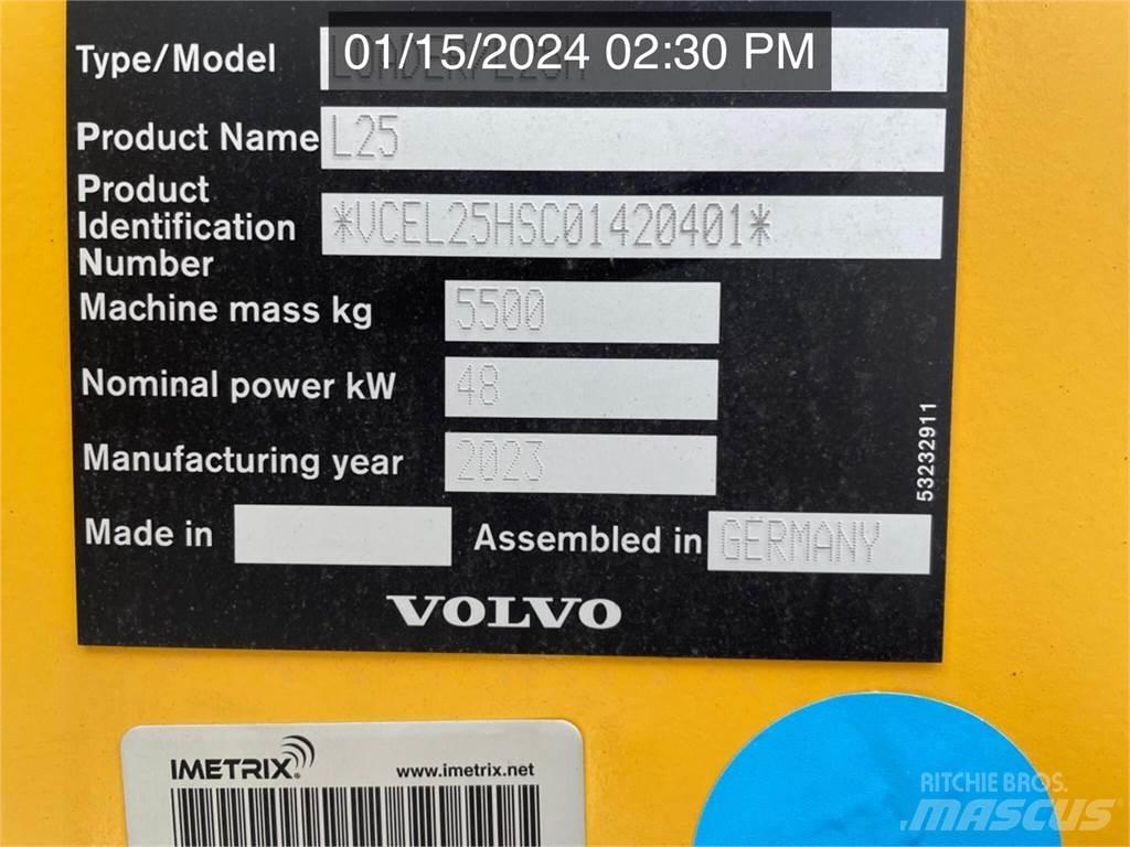 Volvo L25 Kolesové nakladače