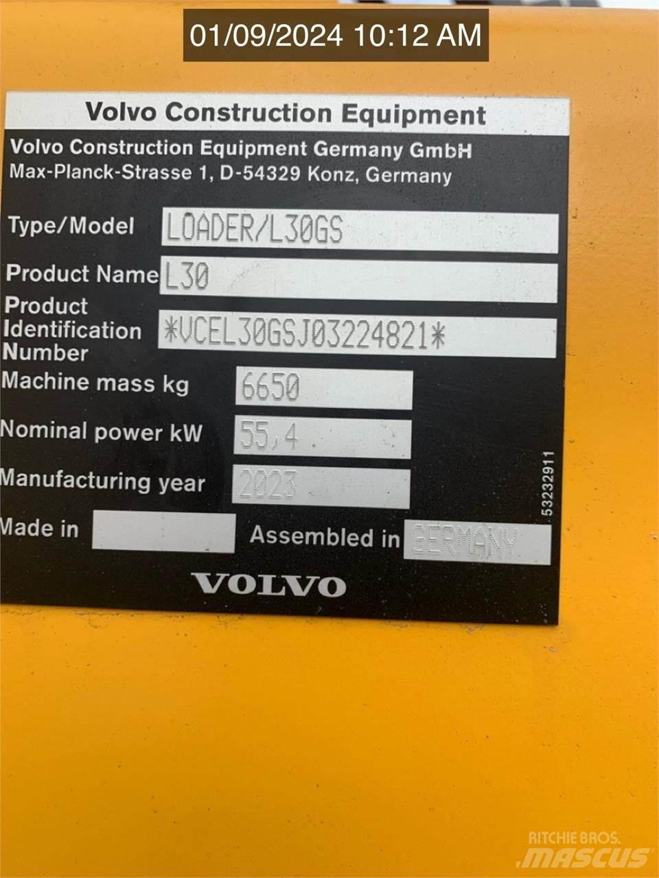 Volvo L30GS Kolesové nakladače