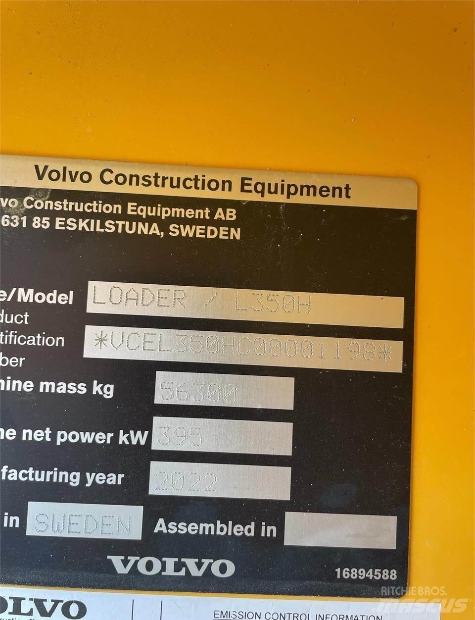 Volvo L350H Kolesové nakladače