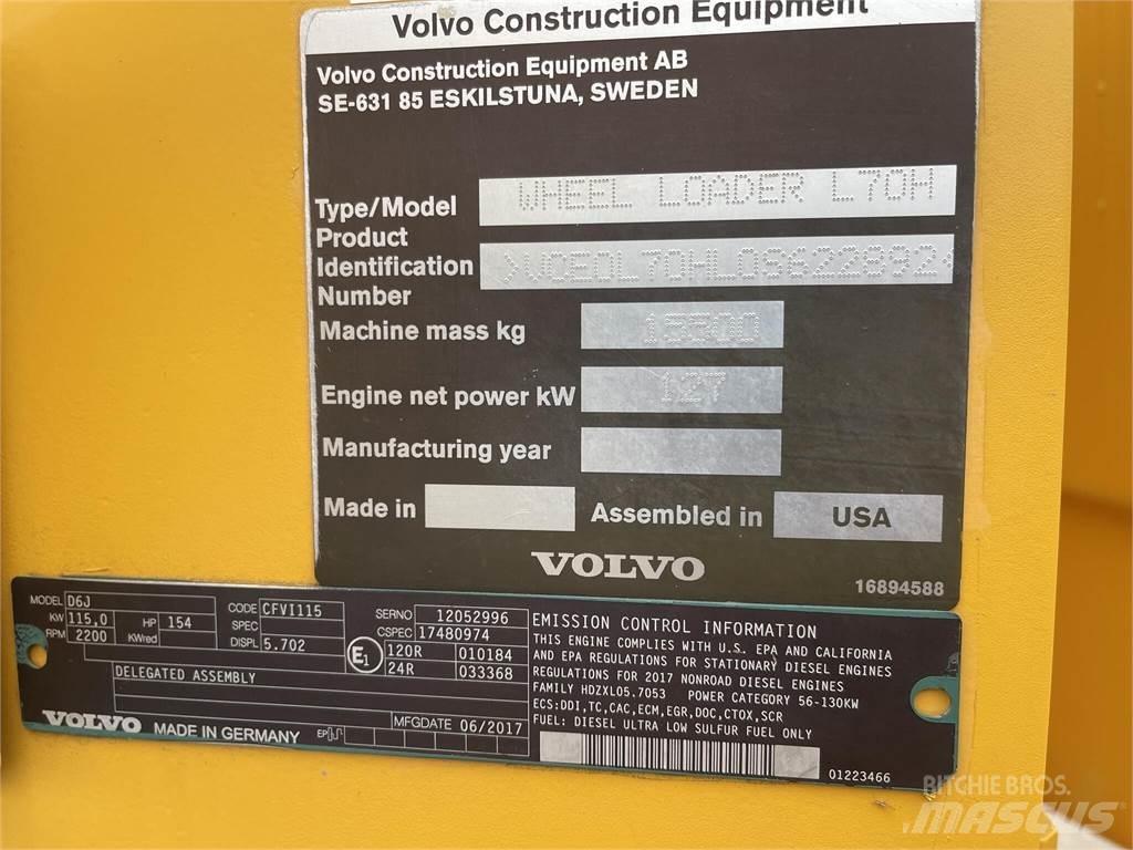 Volvo L70H Kolesové nakladače