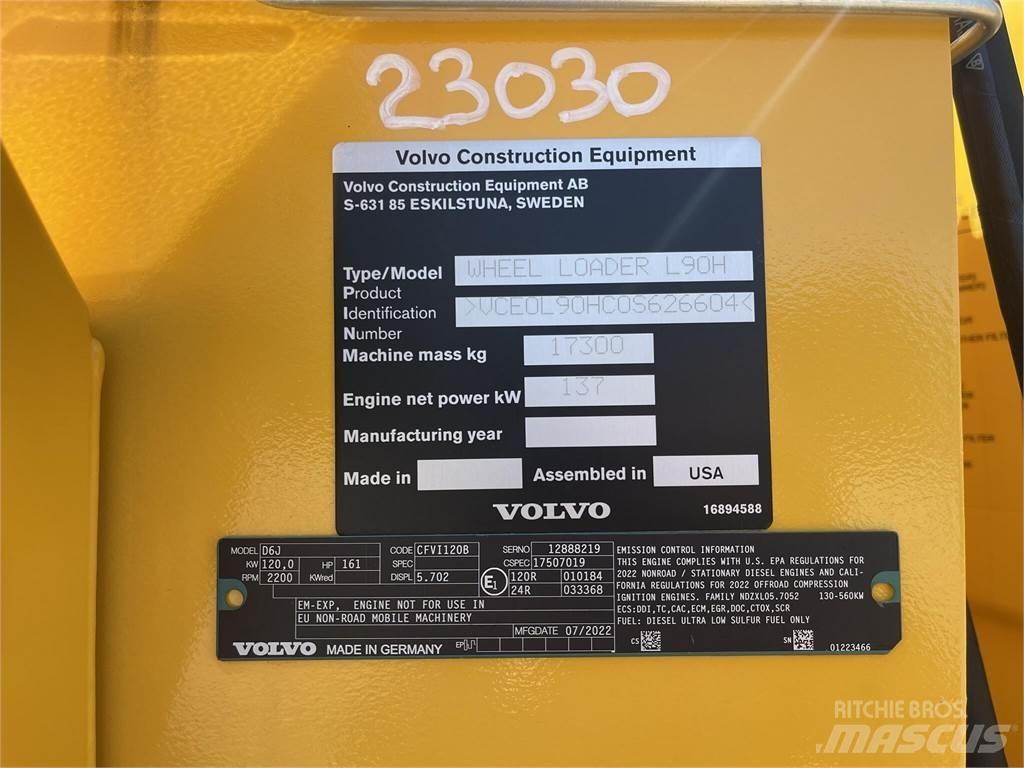 Volvo L90H Kolesové nakladače