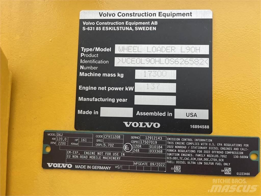Volvo L90H Kolesové nakladače