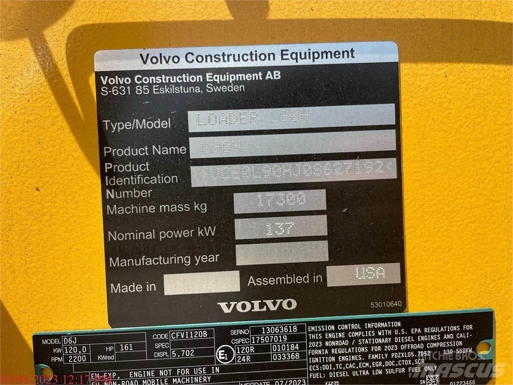 Volvo L90H Kolesové nakladače