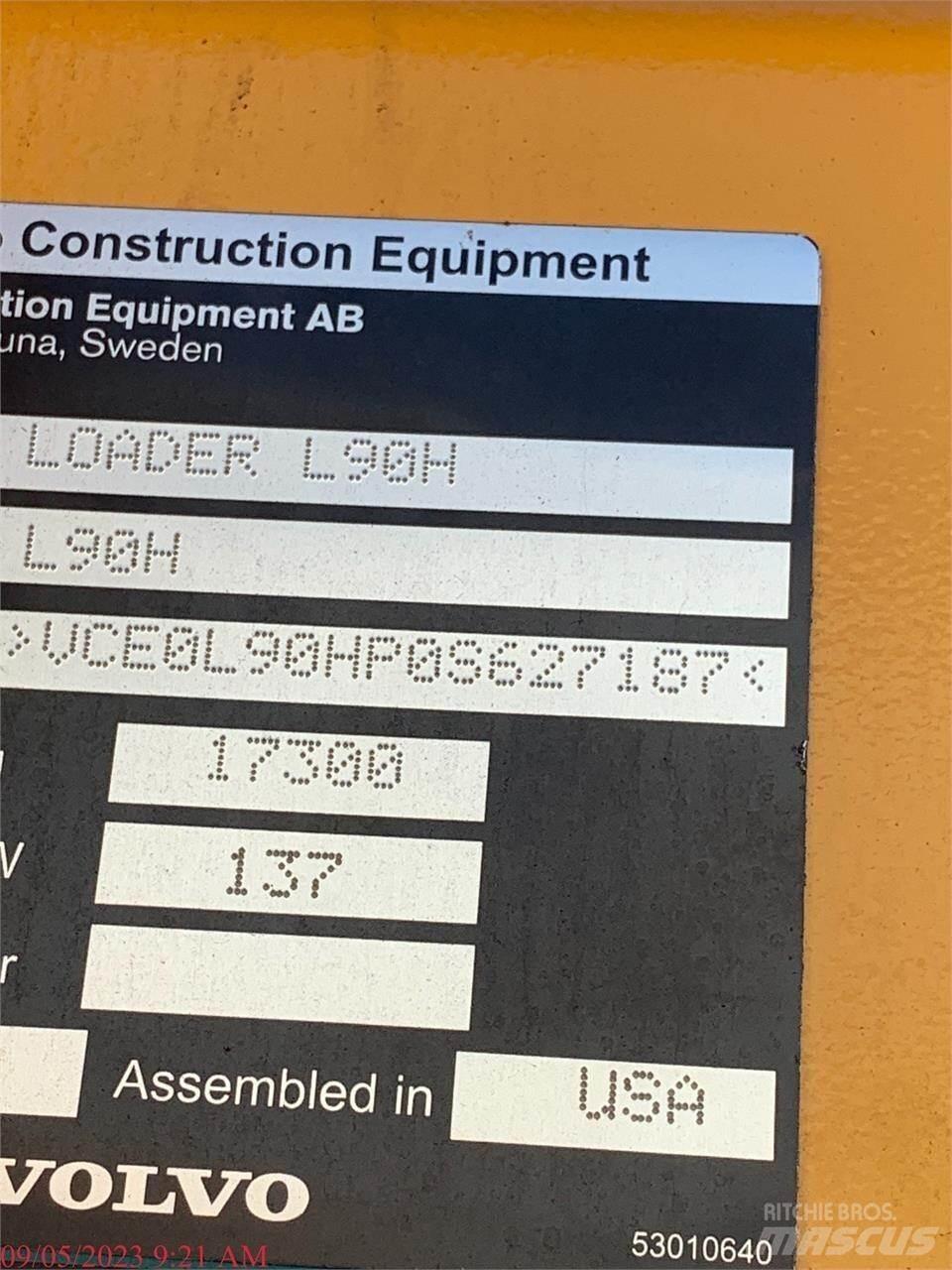 Volvo L90H Kolesové nakladače