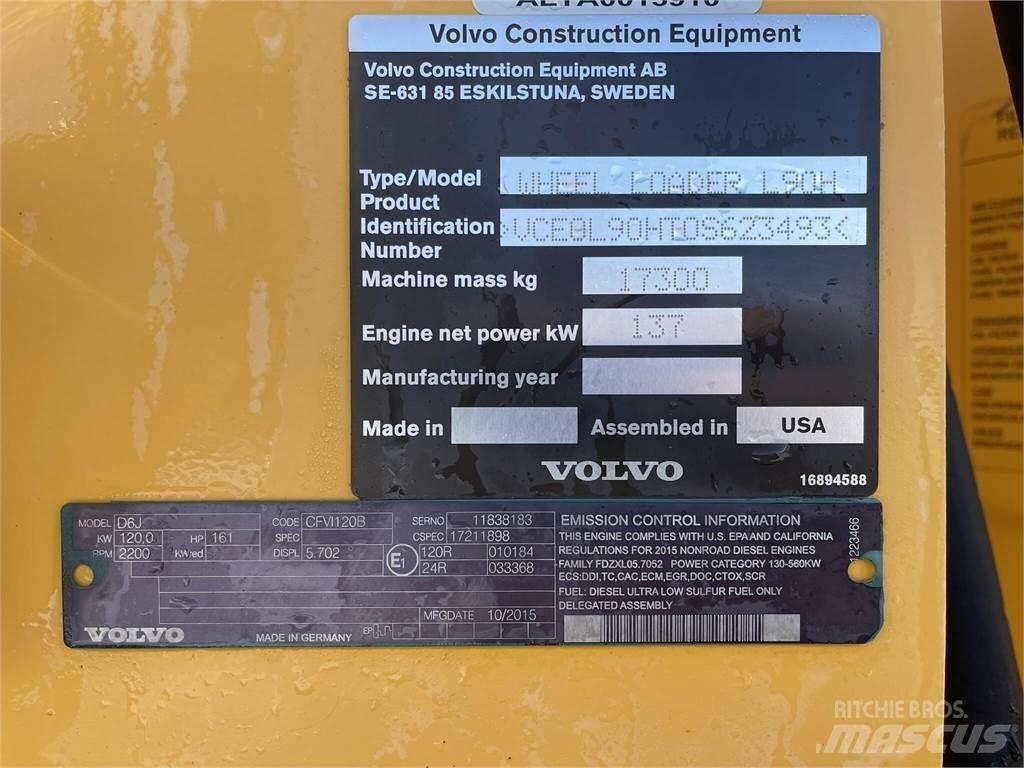 Volvo L90H Kolesové nakladače