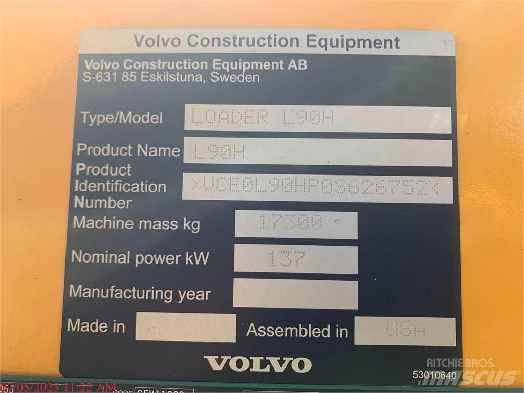Volvo L90H Kolesové nakladače