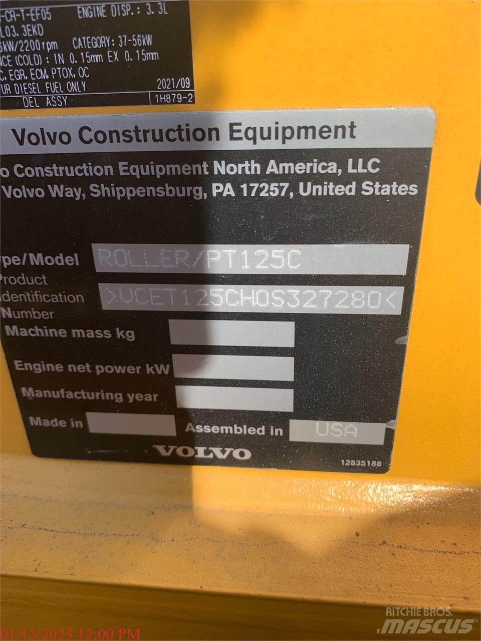 Volvo PT125C Pneumatikové valce