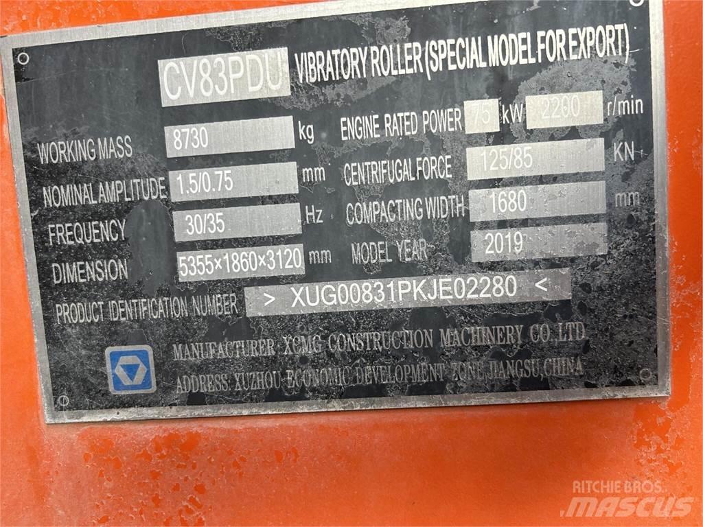 XCMG CV83PDU Tandemové valce