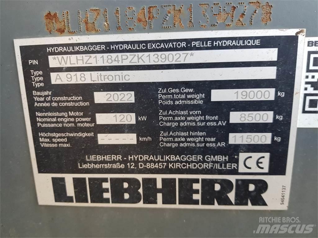 Liebherr A918 Kolesové rýpadlá