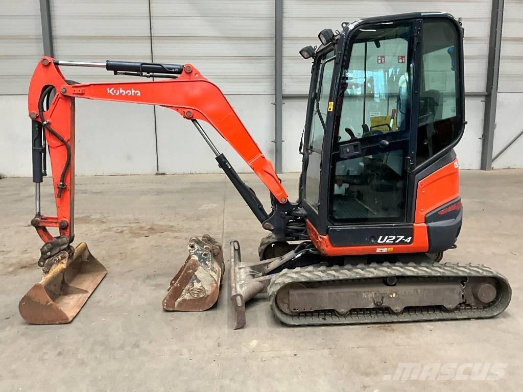 Kubota U 27-4 Mini rýpadlá < 7t