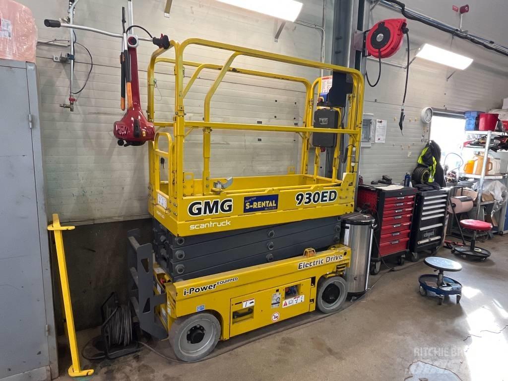 Saxlift GMG 930 ED, Nožnicové zdvíhacie plošiny