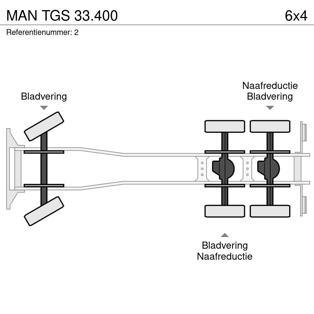 MAN TGS 33.400 Hákový nosič kontajnerov