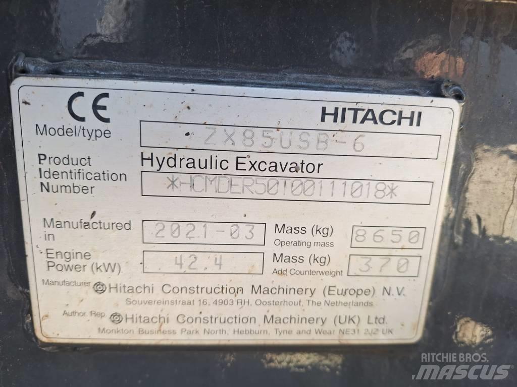 Hitachi ZX85USB-6 Midi rýpadlá 7 t - 12 t