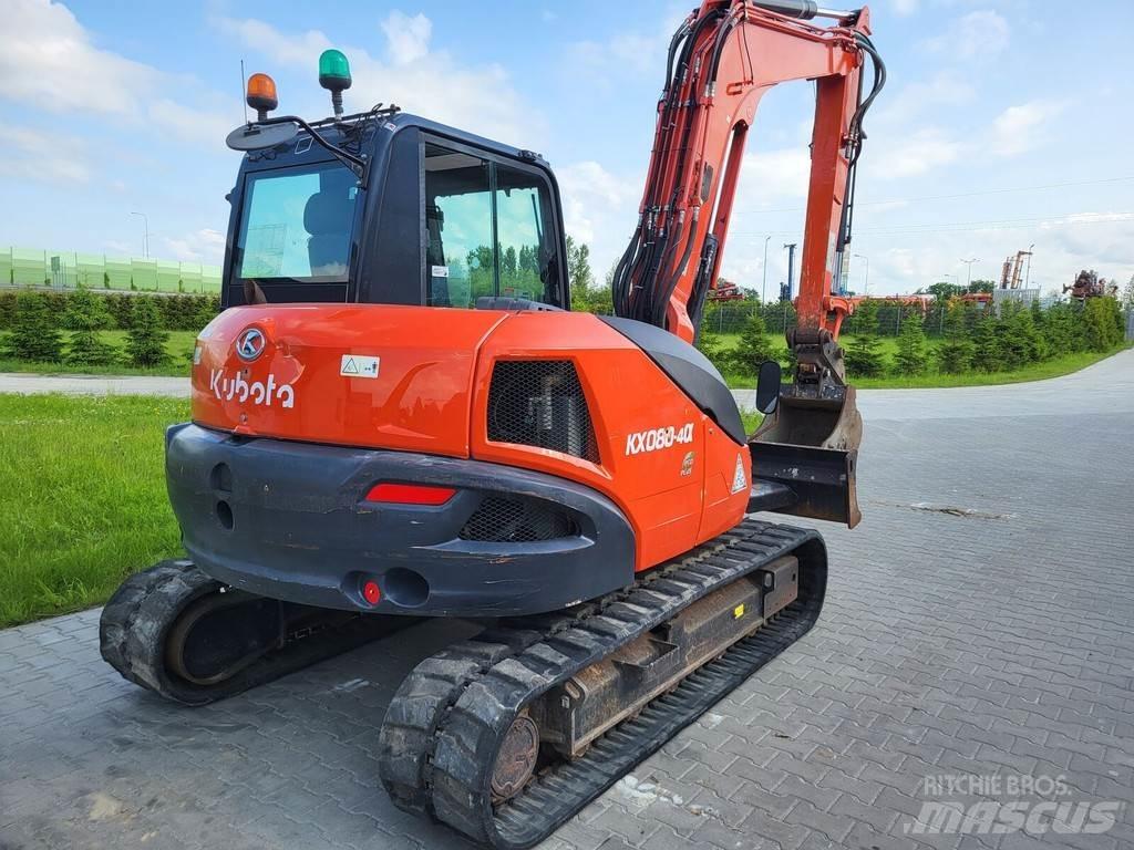 Kubota KX080-40 Pásové rýpadlá