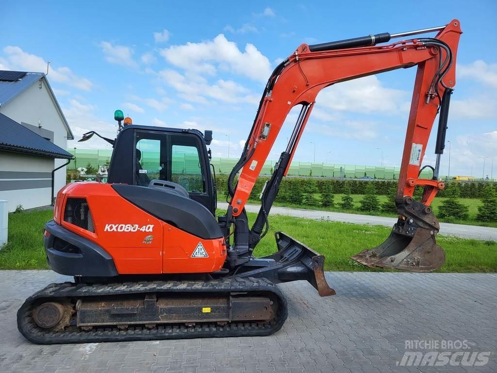Kubota KX080-40 Pásové rýpadlá