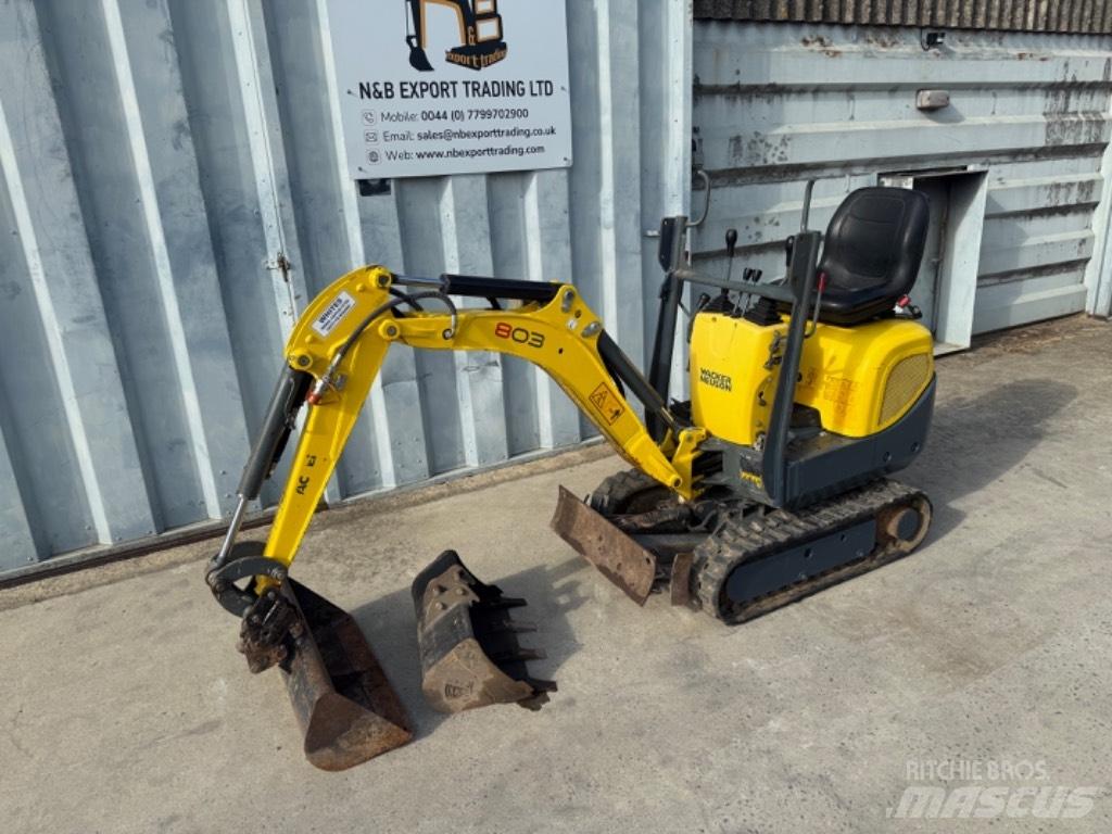 Wacker Neuson 803 Mini rýpadlá < 7t