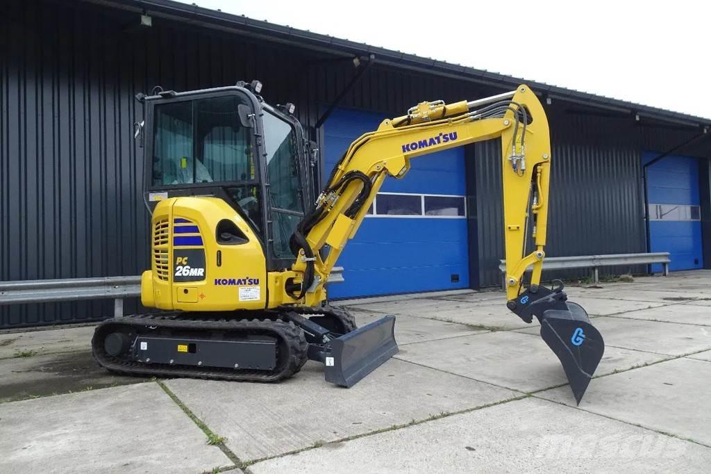 Komatsu PC26MR Pásové rýpadlá