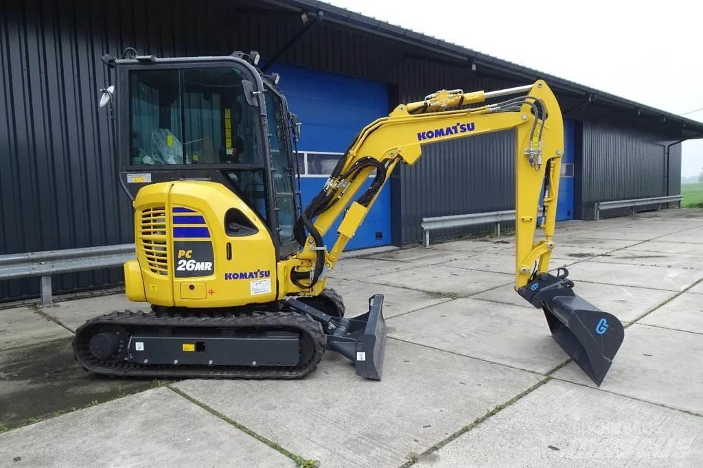 Komatsu PC26MR Pásové rýpadlá