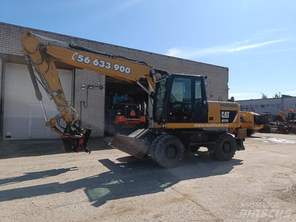 CAT M 315 D Kolesové rýpadlá