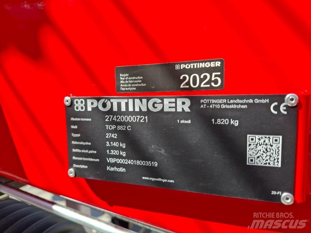 Pöttinger TOP 882C Riadkovače