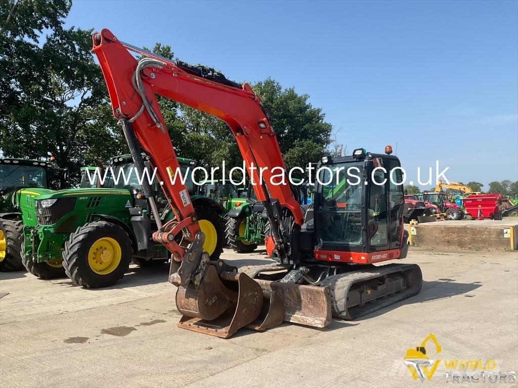 Kubota KX 080-4 Midi rýpadlá 7 t - 12 t