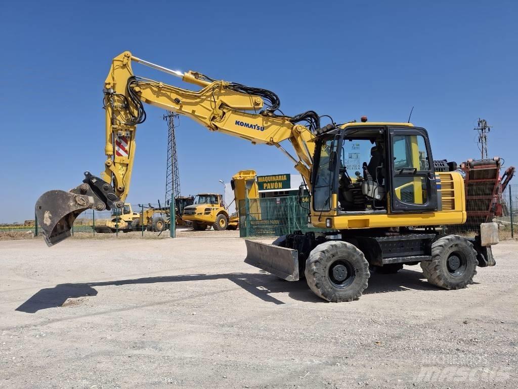 Komatsu PW 148-8 Kolesové rýpadlá