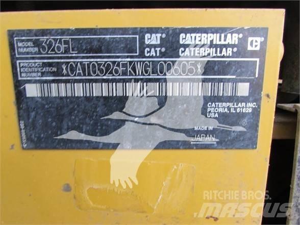CAT 326FL Pásové rýpadlá