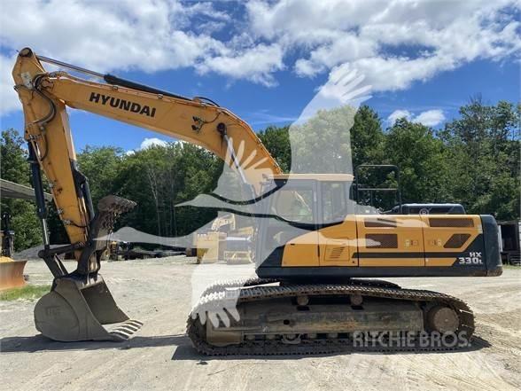 Hyundai HX330L Pásové rýpadlá