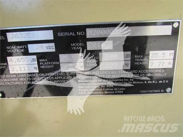 JLG 2632ES Nožnicové zdvíhacie plošiny