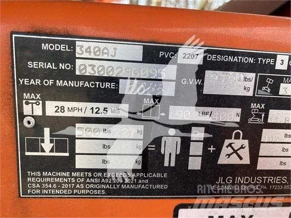 JLG 340AJ Kĺbové plošiny