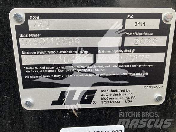 JLG 742 Teleskopické manipulátory
